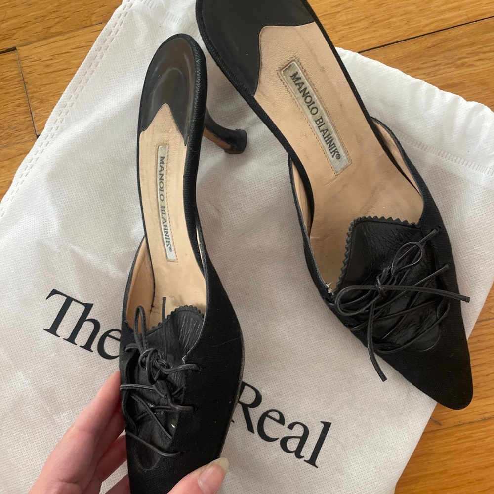 Manolo Blahnik Black Women's Shoes